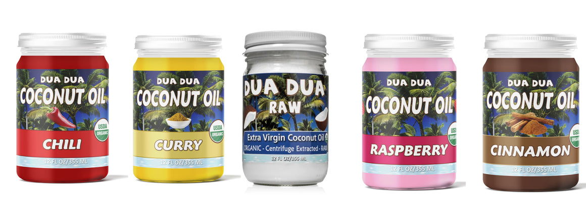 Flavored Coconut Oil 5 pack